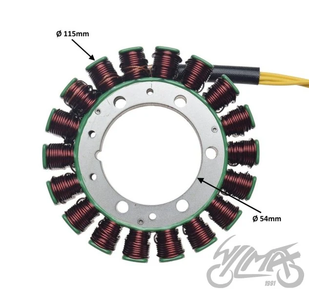 Stator 18 cewek do Hondy VF700 magna 1987 — ujęcie 2