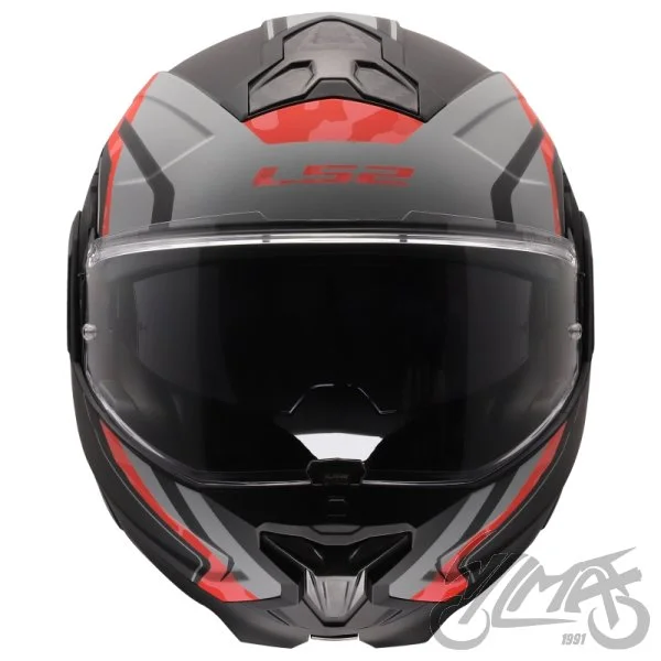Kask LS2 FF910 advant II glide Black grey red S — ujęcie 4