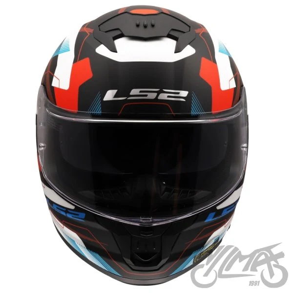 Kask LS2 FF808 Stream II Mika White Blue Red — rozmiar M — ujęcie 3