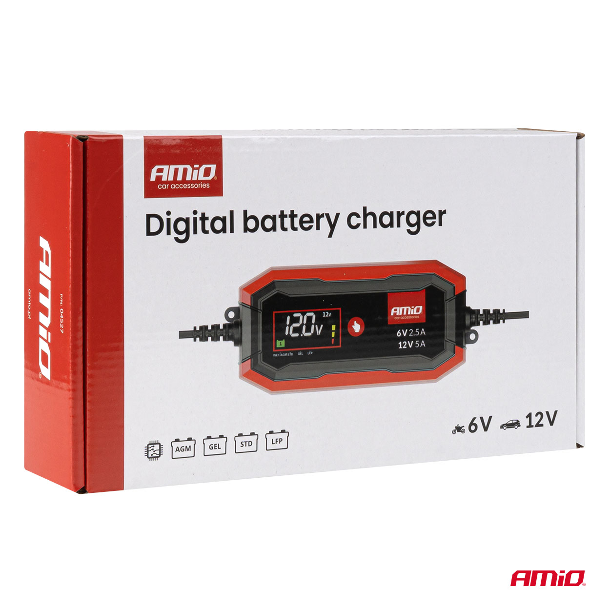 Prostownik cyfrowy AGM GEL STD LFP MAX 5A 6 V 12 V PRO — ujęcie 10