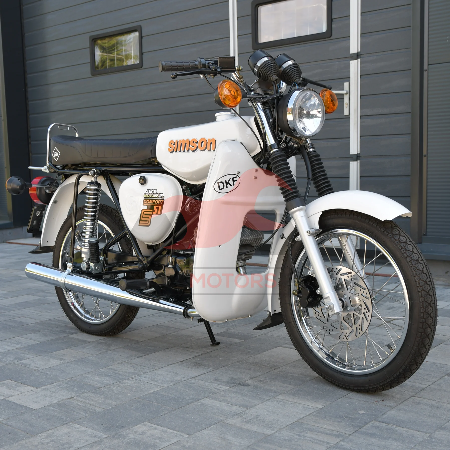 Amortyzatory teleskopy DPR Performance Simson S51, S70, S53, S50 tarcza Jack Motors Parts 220 mm kpl. · JMPT425 — ujęcie 12