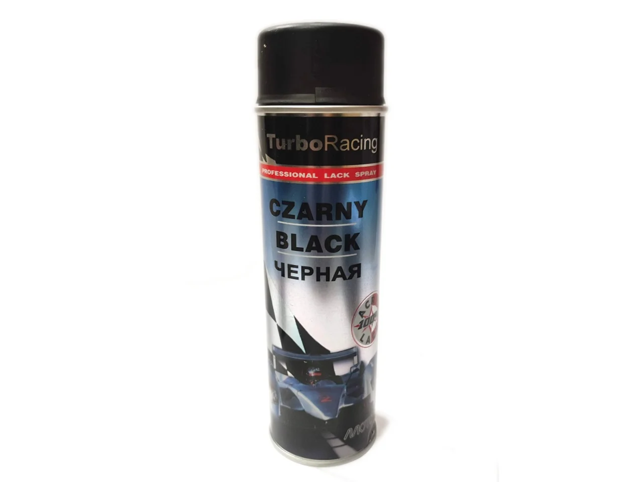 MOTO-K Turbo Racing Lakier Uniwersalny Czarny Półmat 500 ml