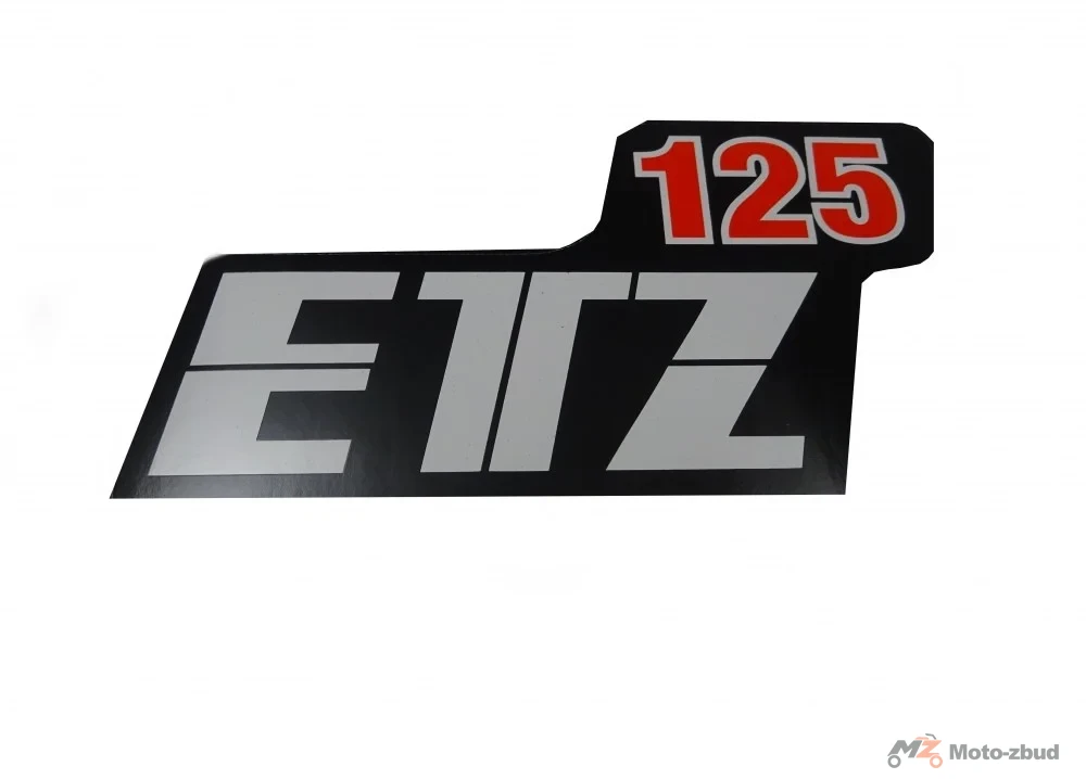 Nalepka kapy bocznej MZ ETZ 125 — ujęcie 1