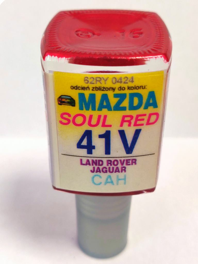 Zaprawka lakiernicza ARASYSTEM Mazda 41 V Soul RED 10 ml
