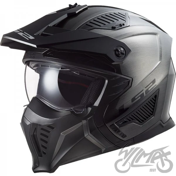 Kask LS2 OF606 Drifter jeans Titanium-06 — rozmiar L — ujęcie 1