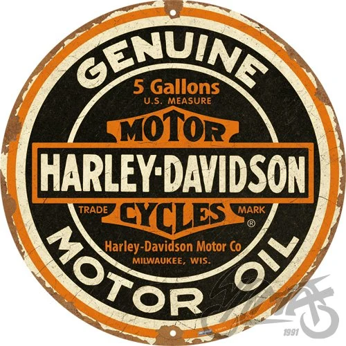 Plakat okrągły 35 cm Harley-Davidson 25103