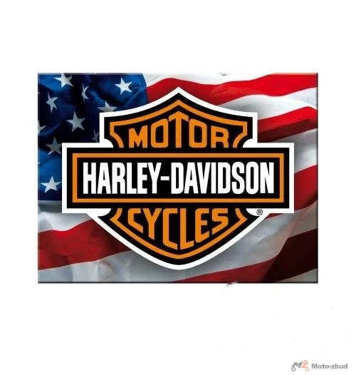 Magnes Harley-Davidson usa logo 14226