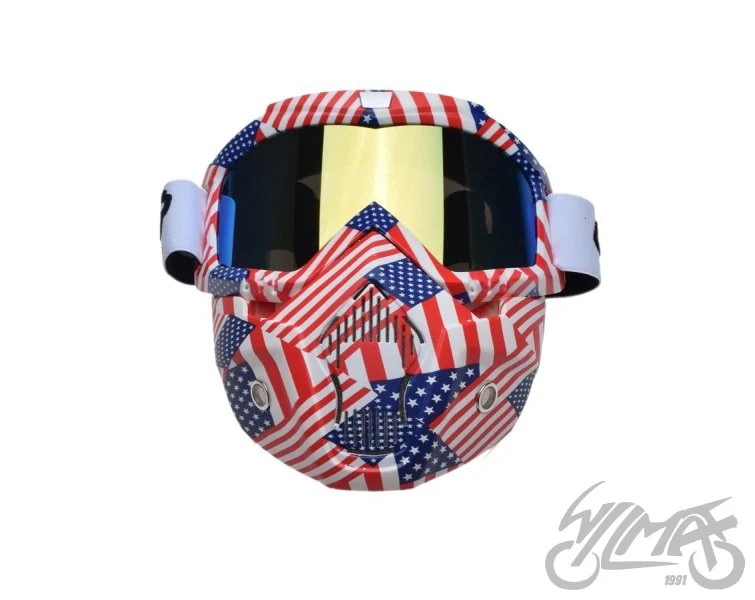 Gogle z maską szyba tęczowa model NO.02 655 Unit — ujęcie 2