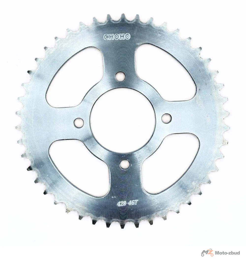 Junak 905 zębatka Z-46 (do łańcucha H428) napędowa tył (wew.58 mm / 4 otwory / rozstaw śrub 56 mm) (Euro IV) — ujęcie 3