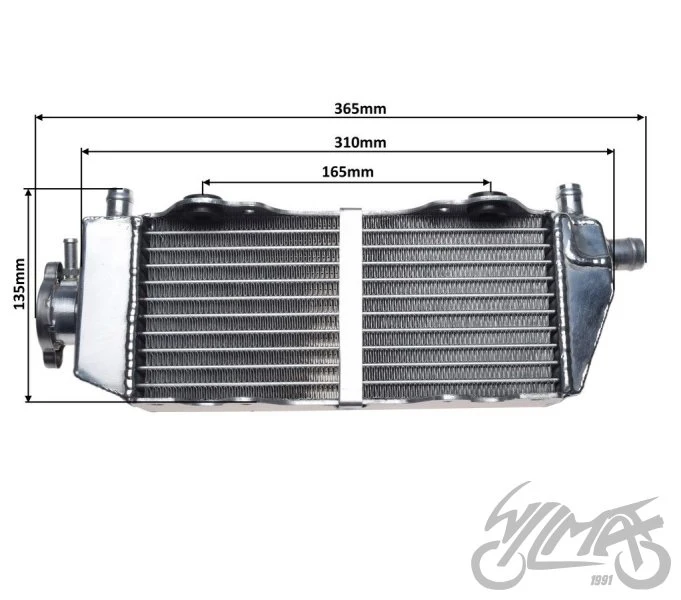 Chłodnica cieczy do Yamahy YZ 250 1996–2001 — ujęcie 3