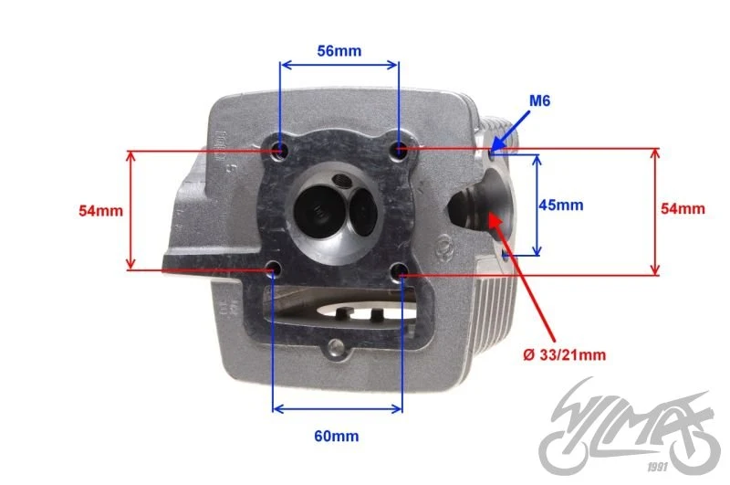 Głowica do Rometa Zetki 4T, wariant 70 ccm — RZK0041 — ujęcie 2