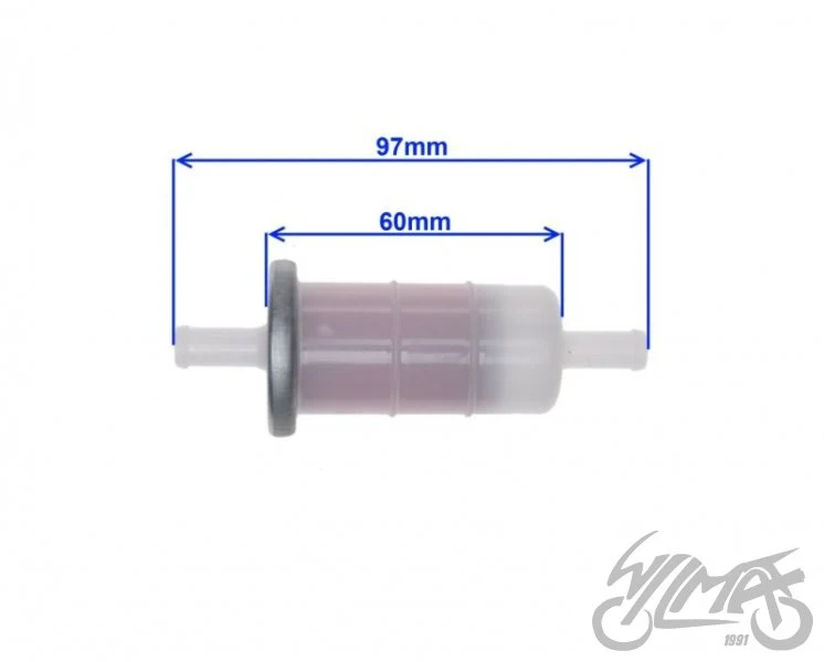 Filtr paliwa z wkładem papierowym, rozmiar 8 mm — AA1251B — ujęcie 3