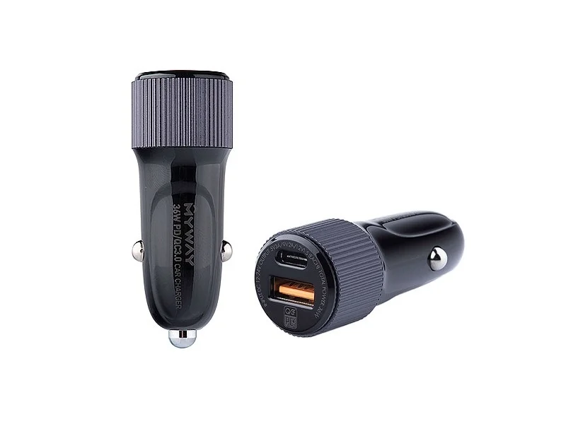 Ładowarka MYWAY 12/24V 36W USB-C PD + QC3.0 — ujęcie 3