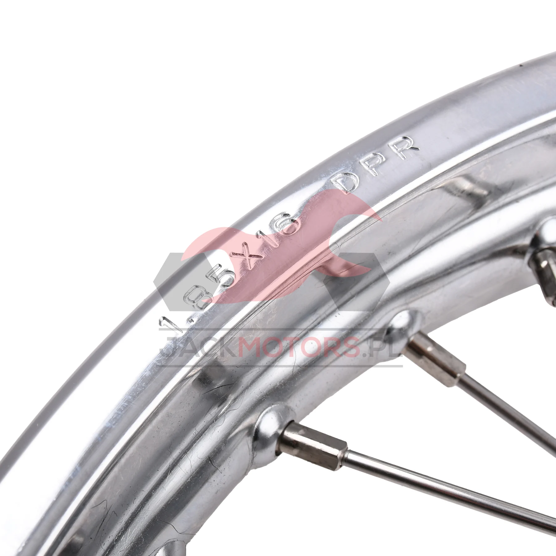 Koło jezdne Simson 1,85 × 16 S50/51/70 chrom inox DPR Classic — ujęcie 4