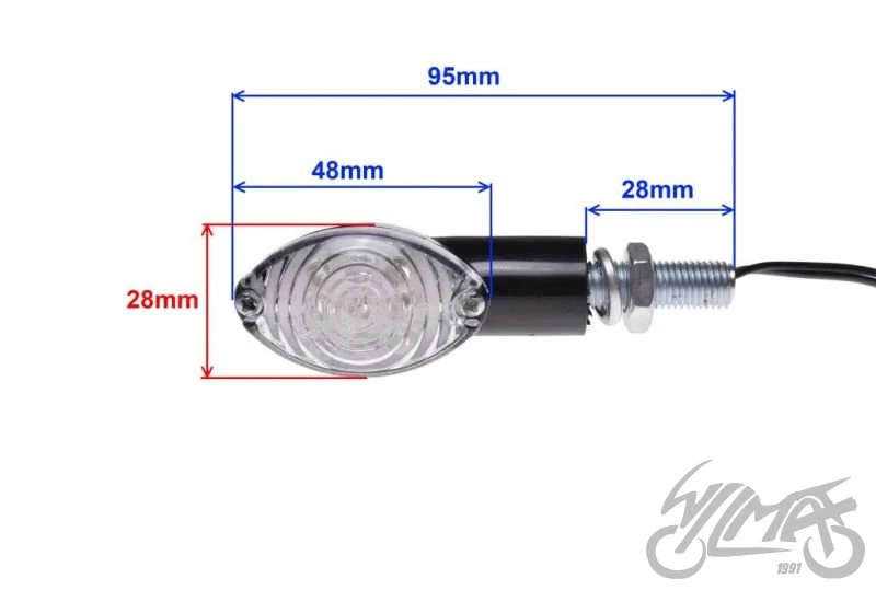 Kierunkowskazy LED 12 V AM1326 — para — ujęcie 2