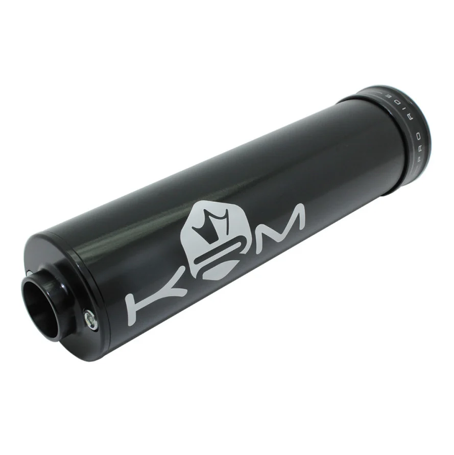 Końcówka wydechu KRM Pro Ride aluminium czarna 90-110 cm³ — ujęcie 1