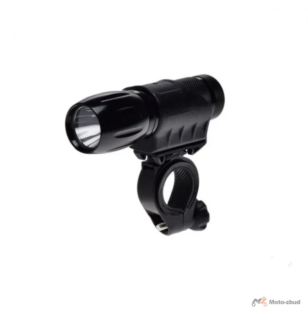 Lampka rowerowa przednia 1 LED aluminiowa