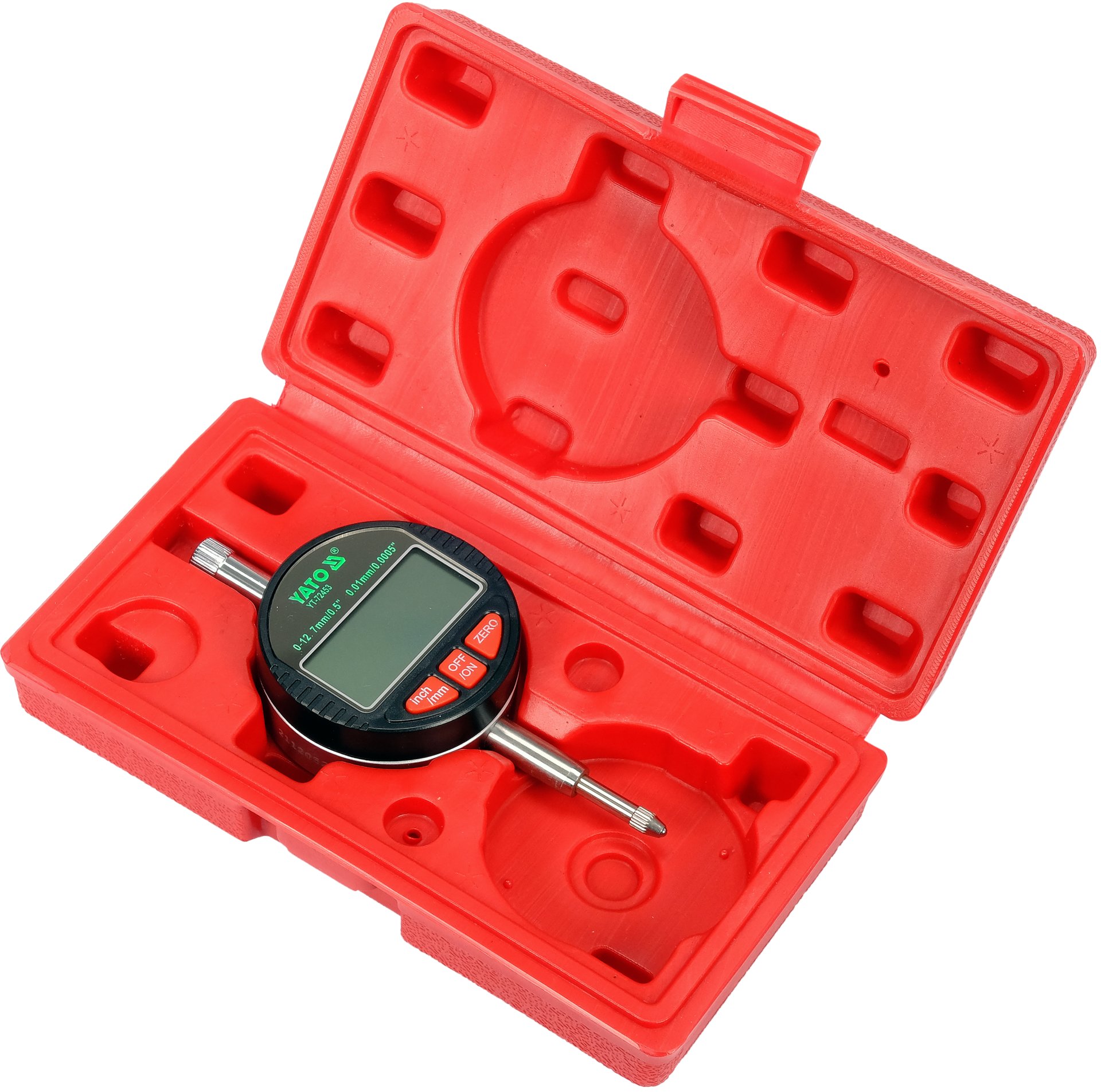 Czujnik zegarowy elektroniczny 0-12,7 mm YATO YT-72453 — ujęcie 2