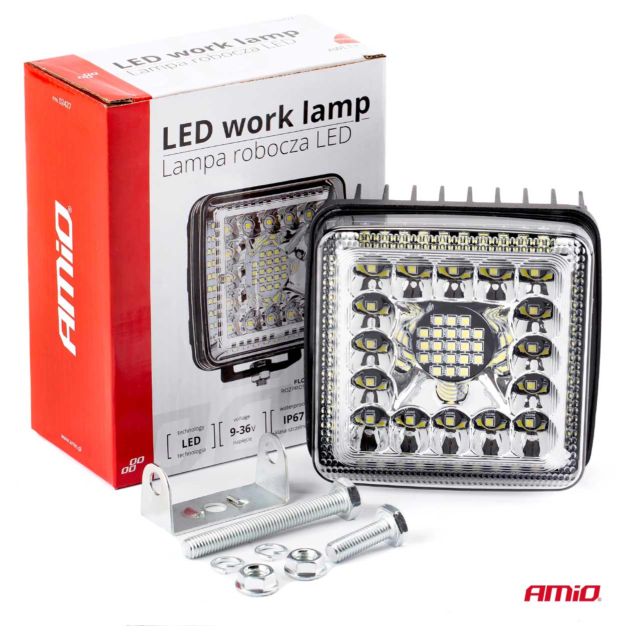 Lampa robocza szperacz LED AWL13 45 W 12 V 24 V — ujęcie 11