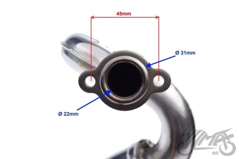 Tłumik z kolankiem CPI SX-SM50 — ujęcie 2