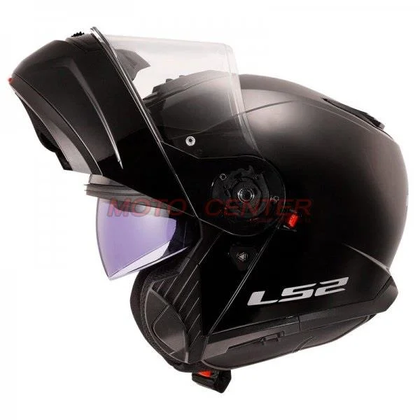 Kask szczękowy LS2 FF908 Strobe II Solid — czarny mat 3XL — ujęcie 3