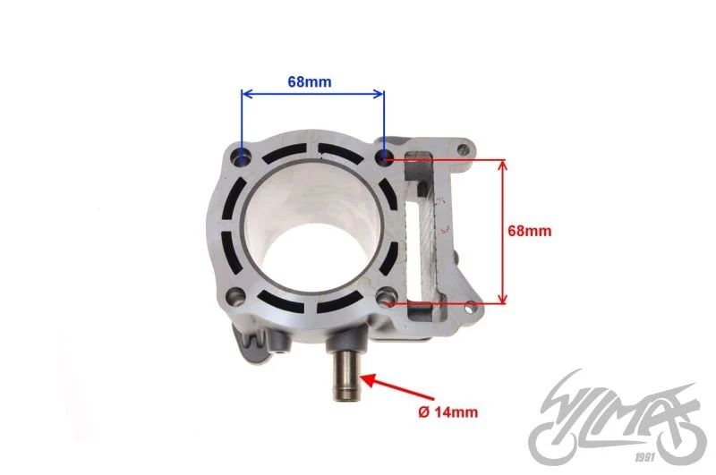 Cylinder do Yamahy Majesty 125 — tłok 63 mm, komplet — ujęcie 2