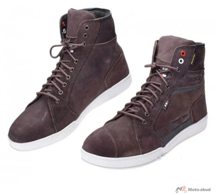 Buty motocyklowe LS2 Downtown WP — szarobrązowe (taupe), rozmiar 46