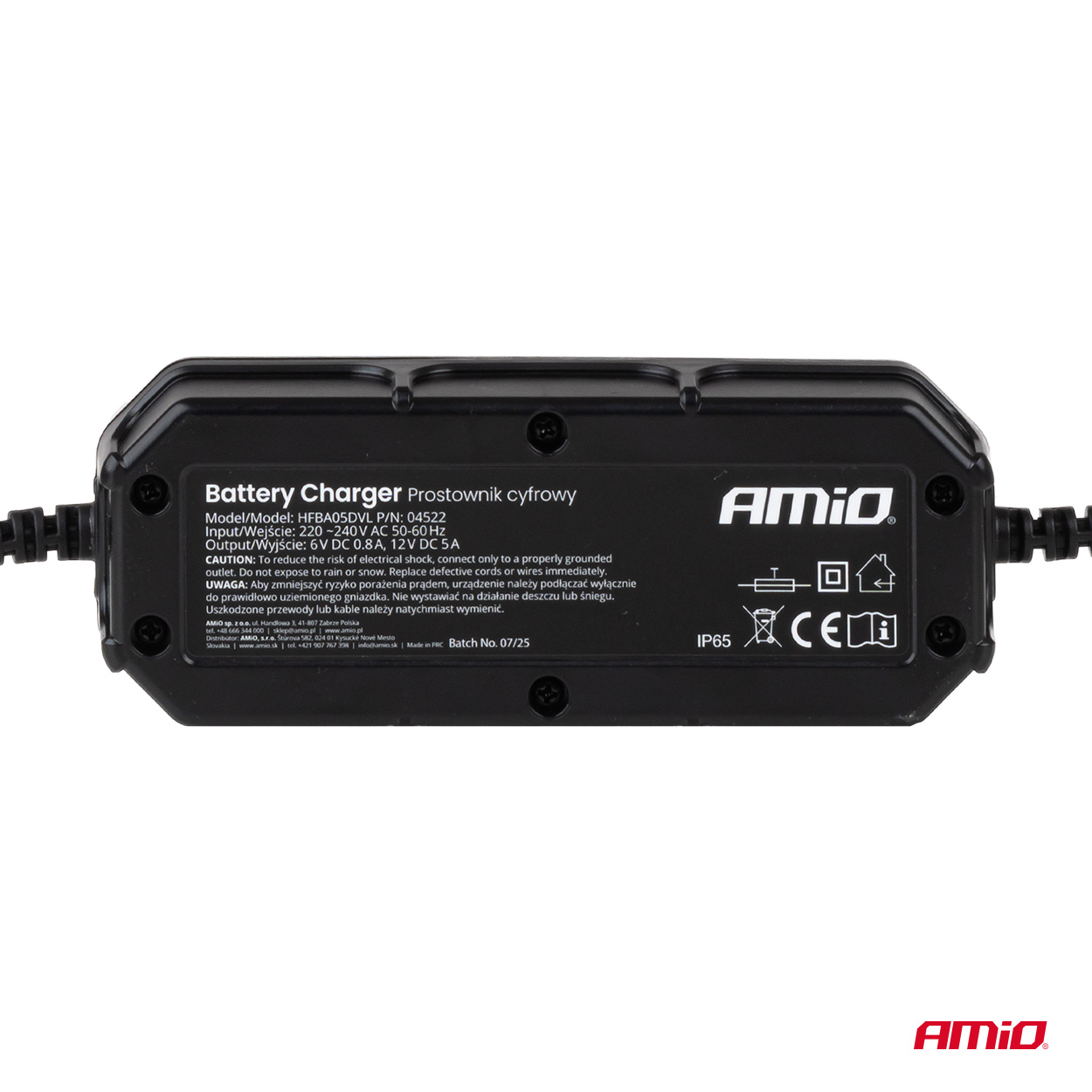 Prostownik cyfrowy LEAD ACID STD GEL AGM LFP MAX 5A 6 V 12 V — ujęcie 5
