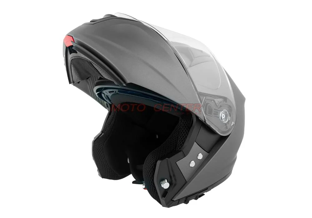 Kask motocyklowy szczękowy z blendą BLEXX YA-967 grafit M ECER22.06 — ujęcie 1