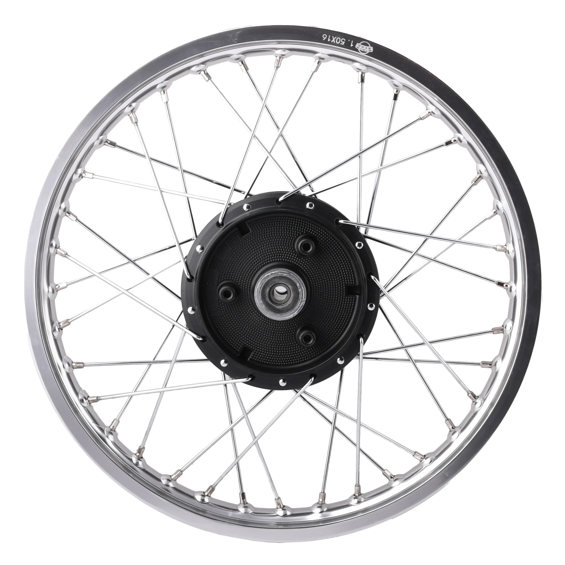 Koło MZA 1,5 × 16 do Simson S50 / S51 / S70 — czarna piasta