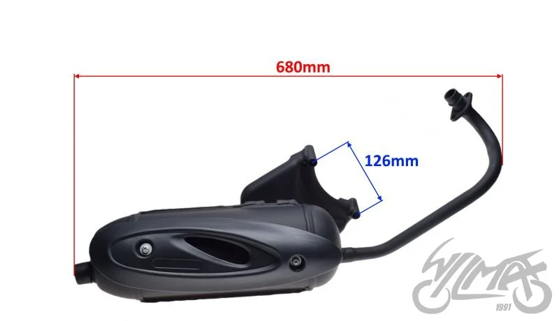 Tłumik do Piaggio zip 4T - bez katalizatora — ujęcie 5