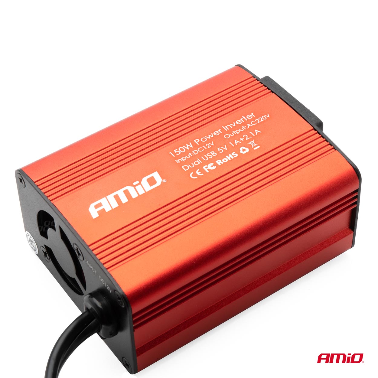 Przetwornica napięcia 12V/230V 150W/300W 2xUSB PI01 — ujęcie 3