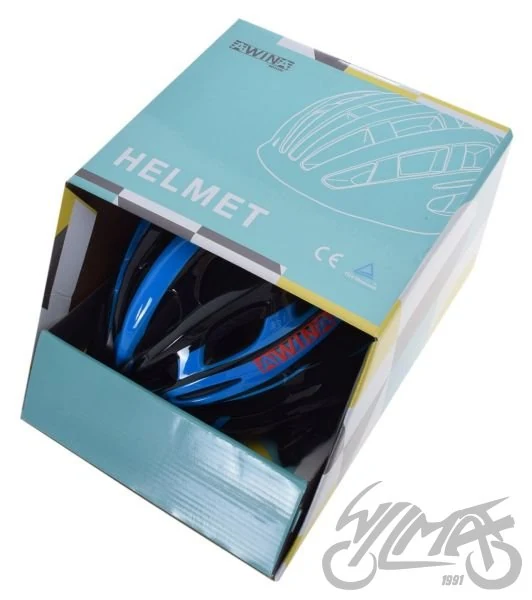 Kask rowerowy Awina by MOON MTB L niebiesko/czarny — MV50 — ujęcie 3