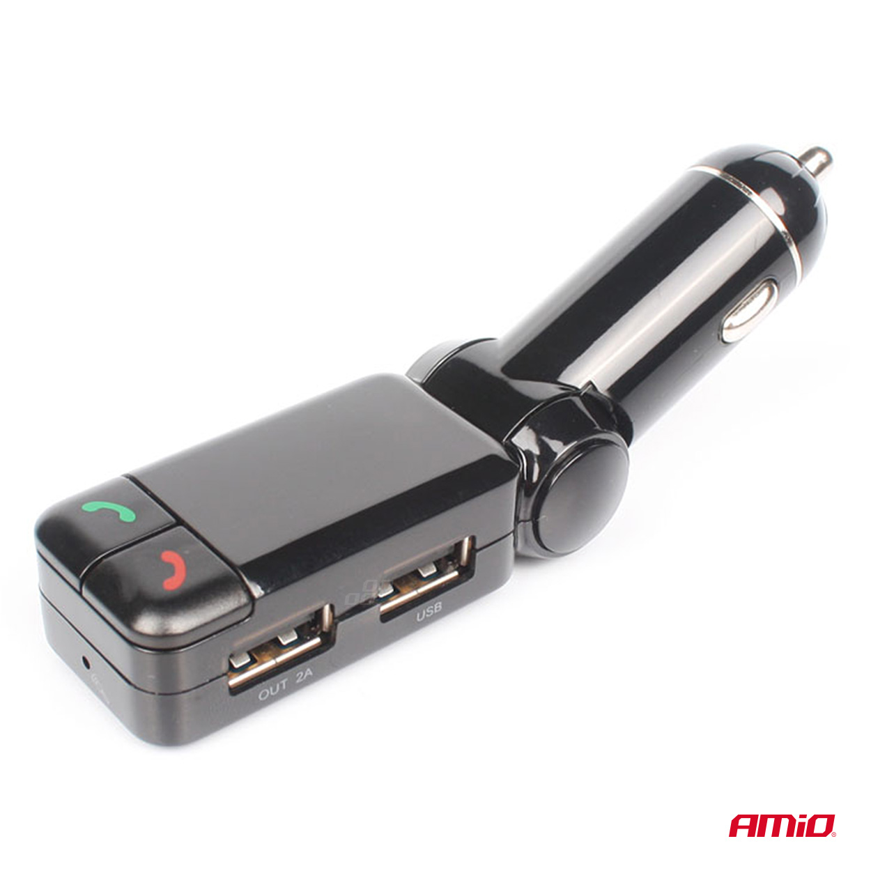 Transmiter samochodowy FM składany 2×USB-A 12 V 24 V — ujęcie 7