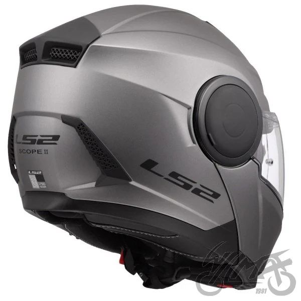 Kask szczękowy LS2 FF902 Scope II Solid Titanium — XS z Pinlockiem — ujęcie 5