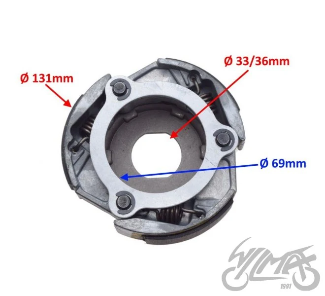 Szczęki sprzęgła do Yamahy xmax 125CC — ujęcie 2