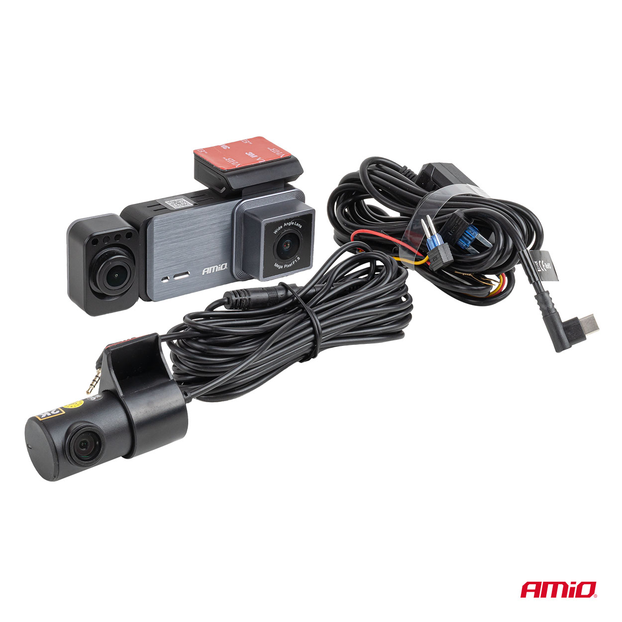 Wideorejestrator samochodowy 4K + 1K + 2K WLAN WIFI UHD 512 GB — ujęcie 2