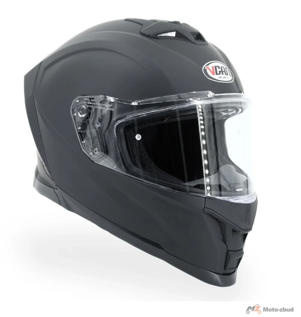 Kask VCAN model H162 Black Matt integralny czarny mat L