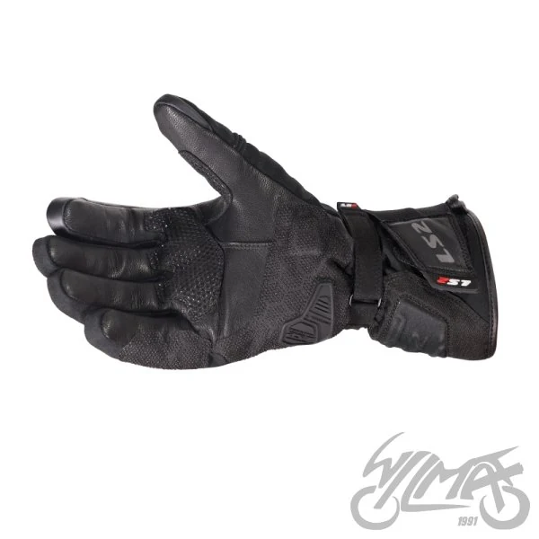 Rękawice motocyklowe LS2 Nordic męskie Black — M — ujęcie 2