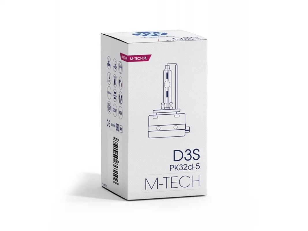 Żarnik Xenon D3S 8000K 35W M-Tech Basic — ujęcie 3
