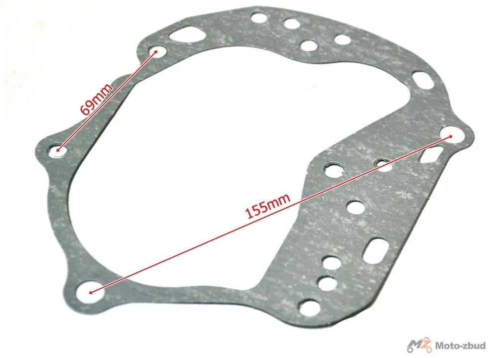 Uszczelka karteru, dekla przekładni końcowej 50 cm³ skuter 4T 139QMB GY6 — ujęcie 2