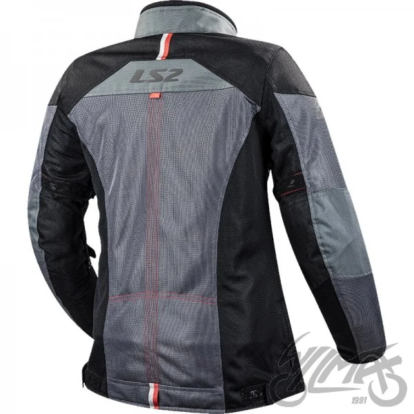 Kurtka motocyklowa damska LS2 Alba Lady — ciemnoszara / czarna, M — ujęcie 2