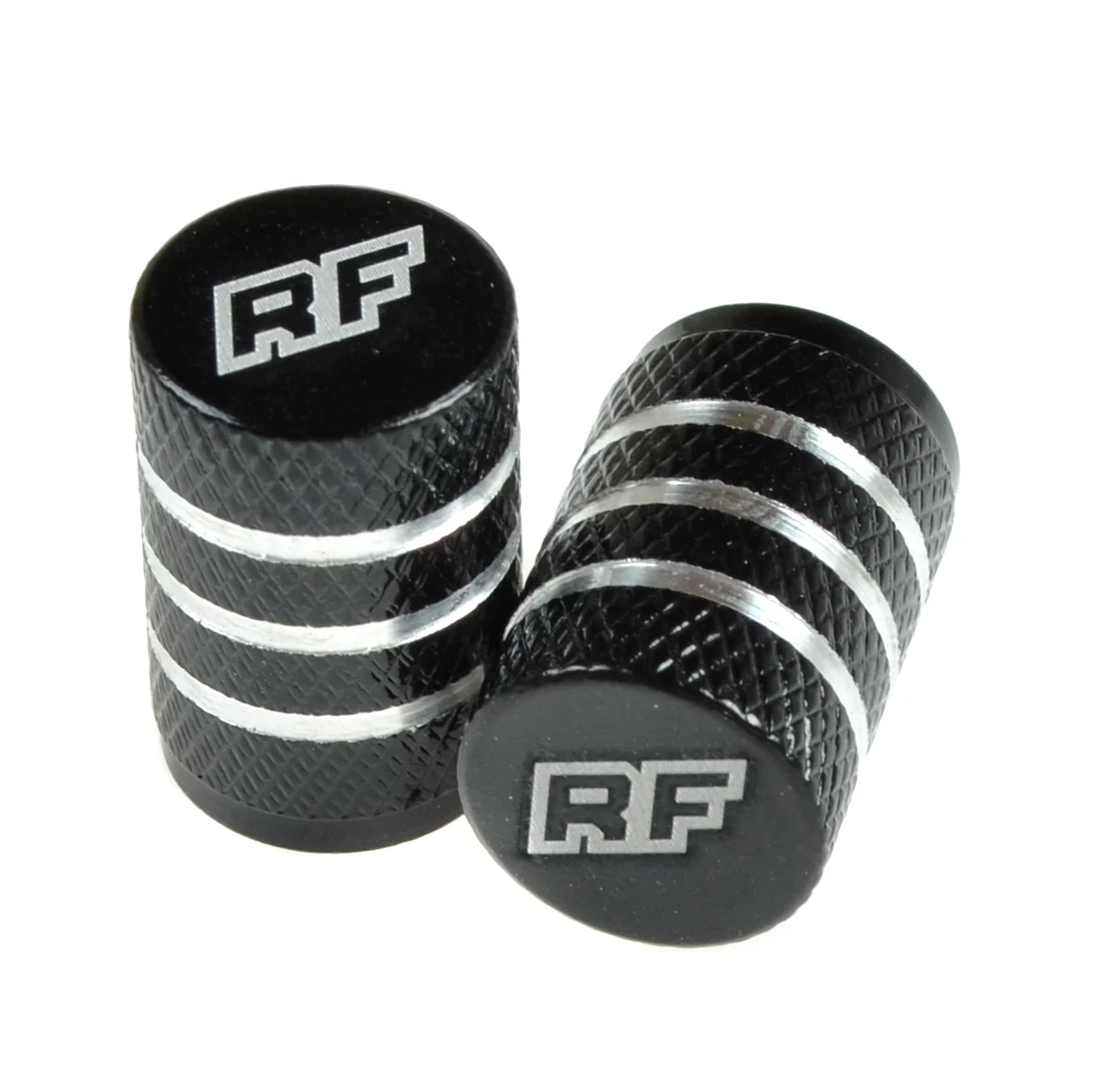 Nakrętka wentyla Racing Force TP3 aluminium czarna 2szt — ujęcie 1