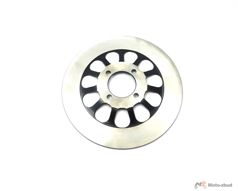Junak RAW-50/901 tarcza (H220) hamulca hydraulicznego przód (moc.4 śruby) (wew.50 mm) "gładka" (Euro IV)