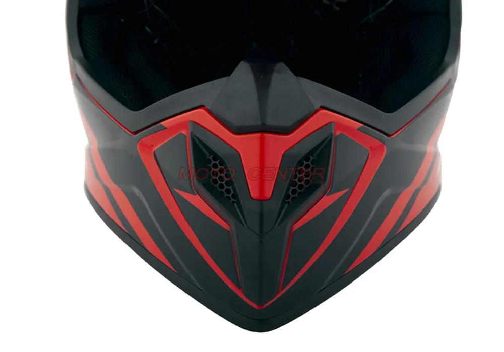 Kask crossowy BLEXX Dziecięcy MD-911 Junior czerwony/czarny M Homologacja ECE — ujęcie 4