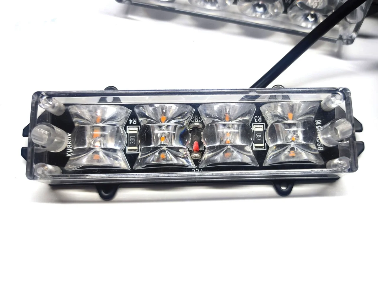 Światła stroboskopowe / stroboskopy ostrzegawcze 4x4 LED 12/24V 16W — ujęcie 7