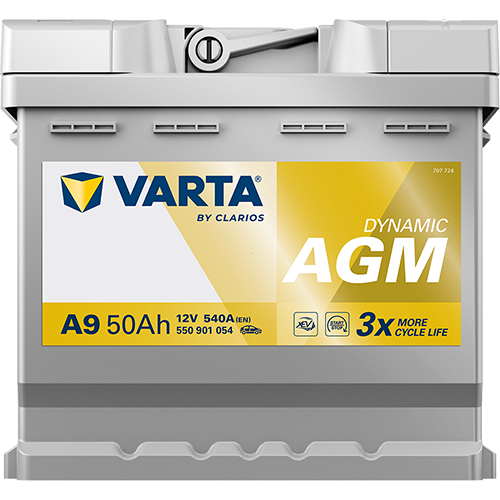 Akumulator 50 Ah +P Start-stop AGM/S5 Varta 550901054K262 — ujęcie 3