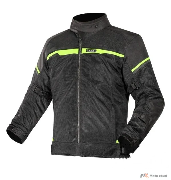 Kurtka motocyklowa LS2 Riva damska Black Neon Yellow — XXL