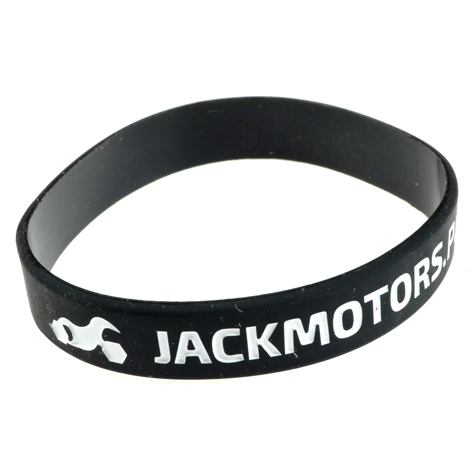 Silikonowa opaska na rękę Jack Motors czarna — ujęcie 1