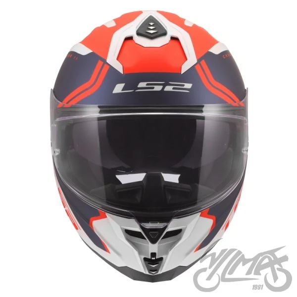 Kask LS2 FF817 Challenger II Titan wh. bl. Red — rozmiar M — ujęcie 3